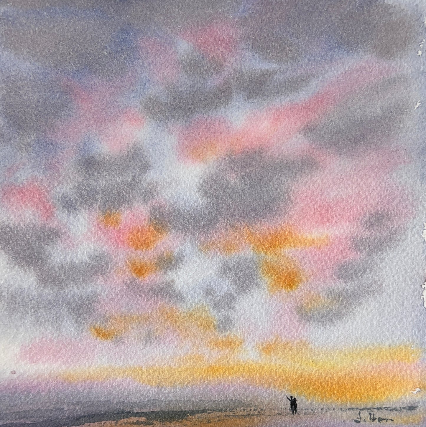 Soft Clouds at the beach
