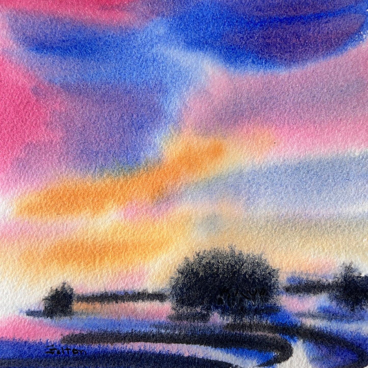 Dancing Colors of Dusk