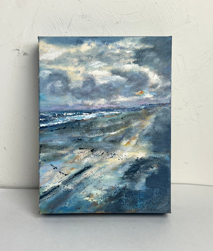 Ten Florida Moments — No. 2  Original small painting of Florida Coast 8" x 6"