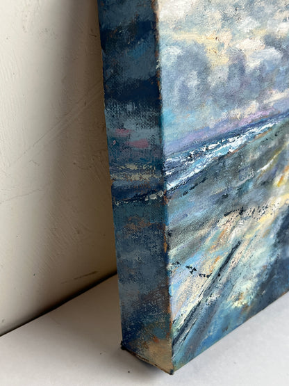 Ten Florida Moments — No. 2  Original small painting of Florida Coast 8" x 6"